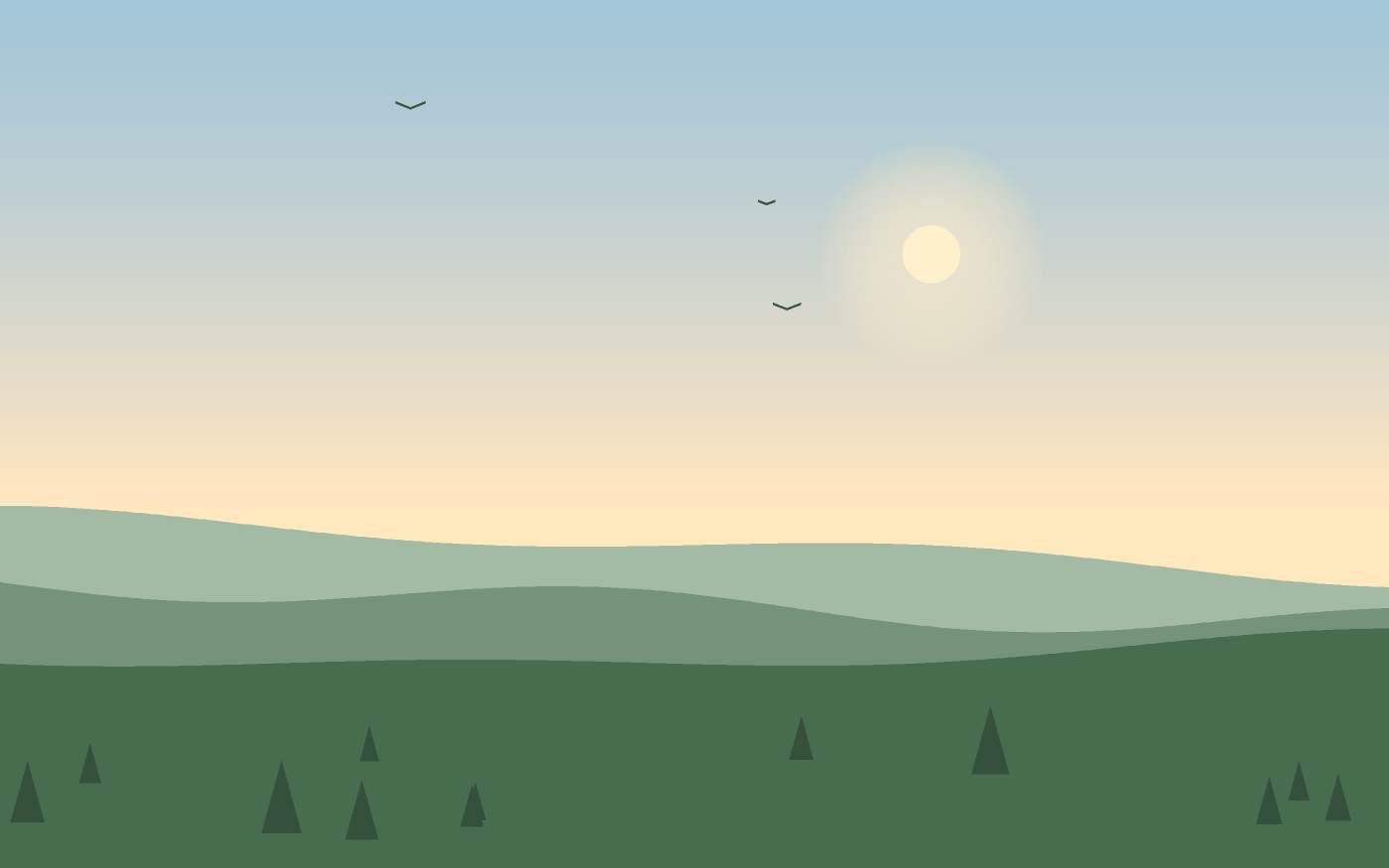 Landschaftsillustration