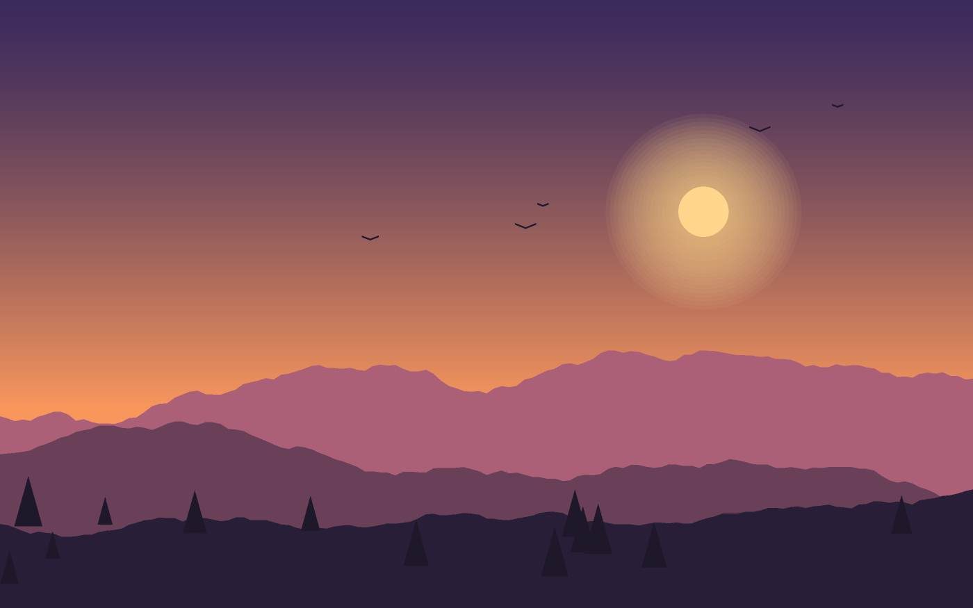 Landschaftsillustration