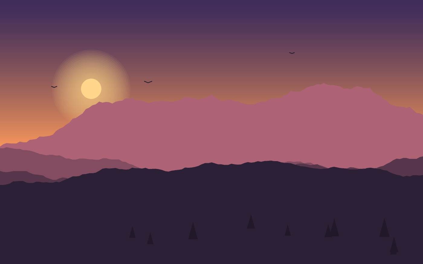 Landschaftsillustration