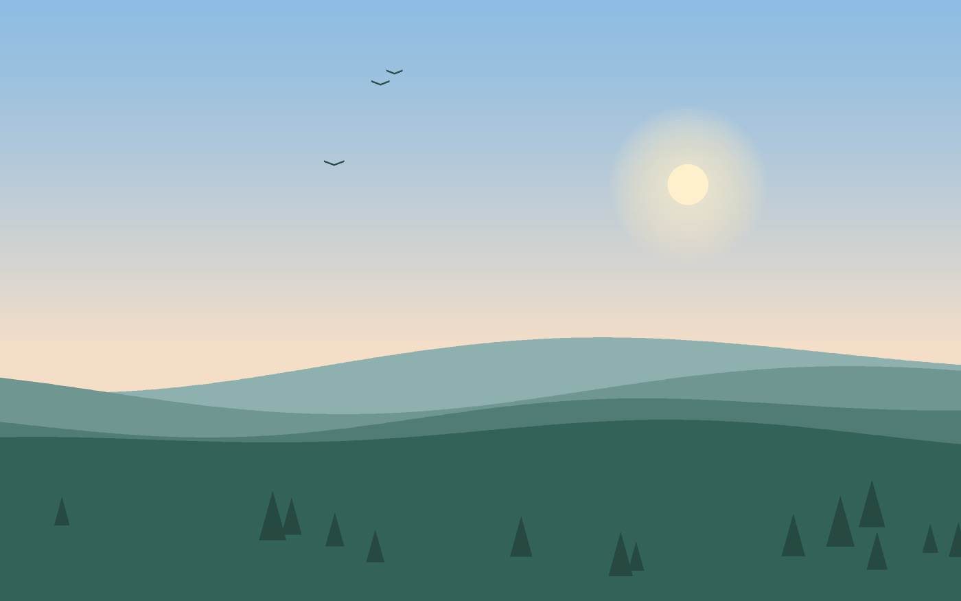 Landschapsillustratie