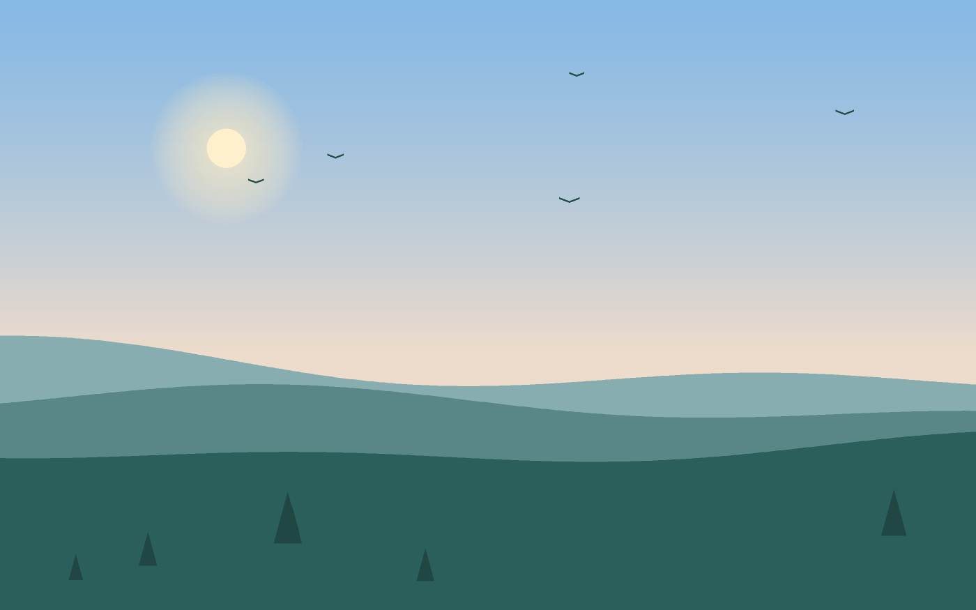 Landschaftsillustration