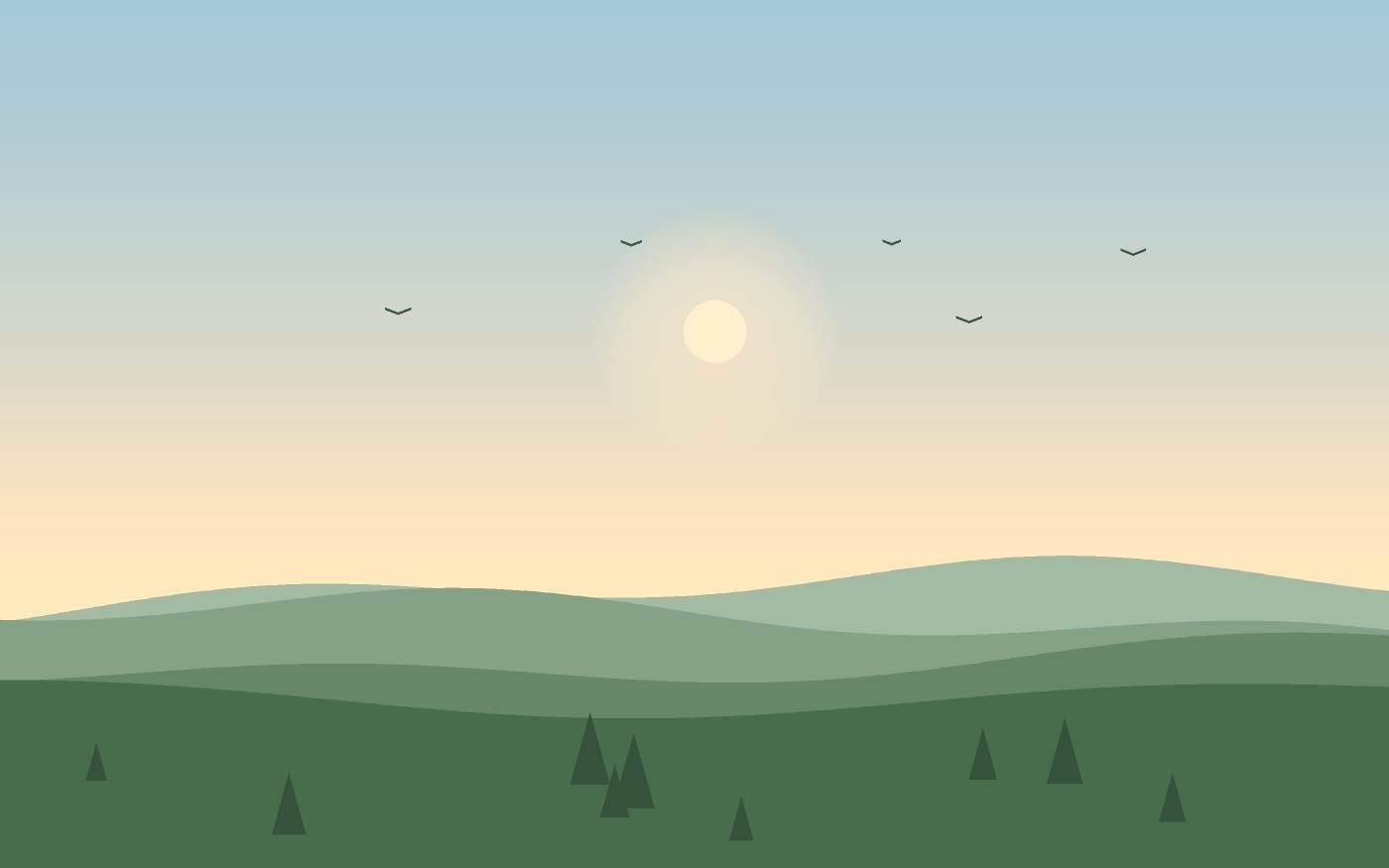 Landschaftsillustration