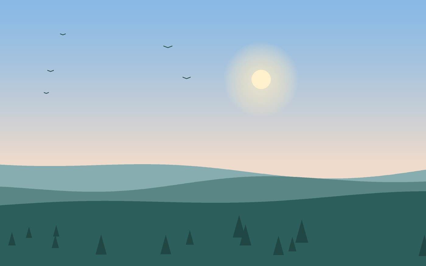 Ilustrace krajiny