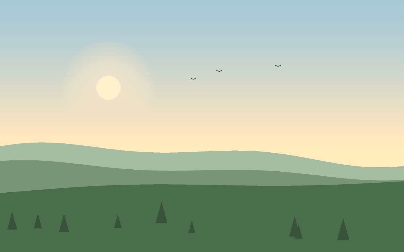 Ilustrace krajiny