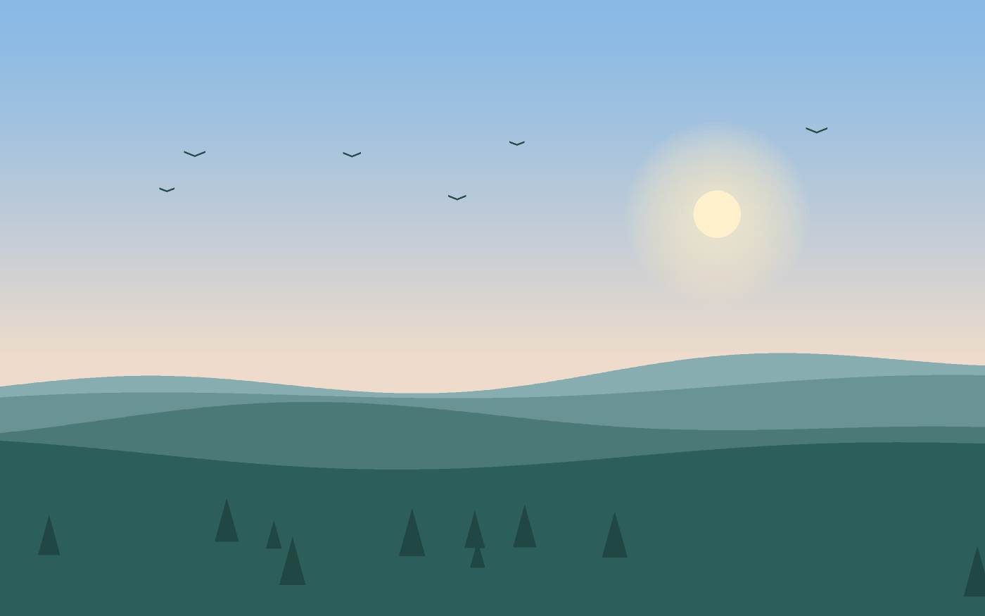 Ilustrace krajiny