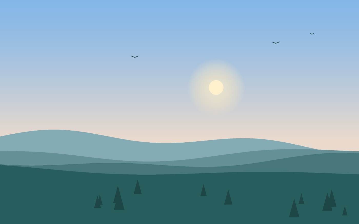 Landschaftsillustration
