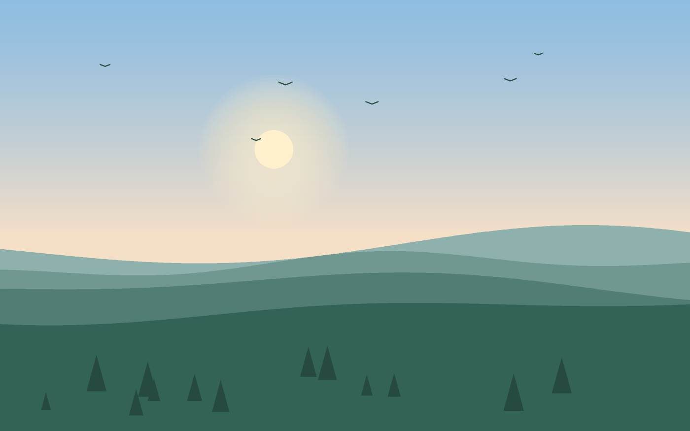 Landschaftsillustration