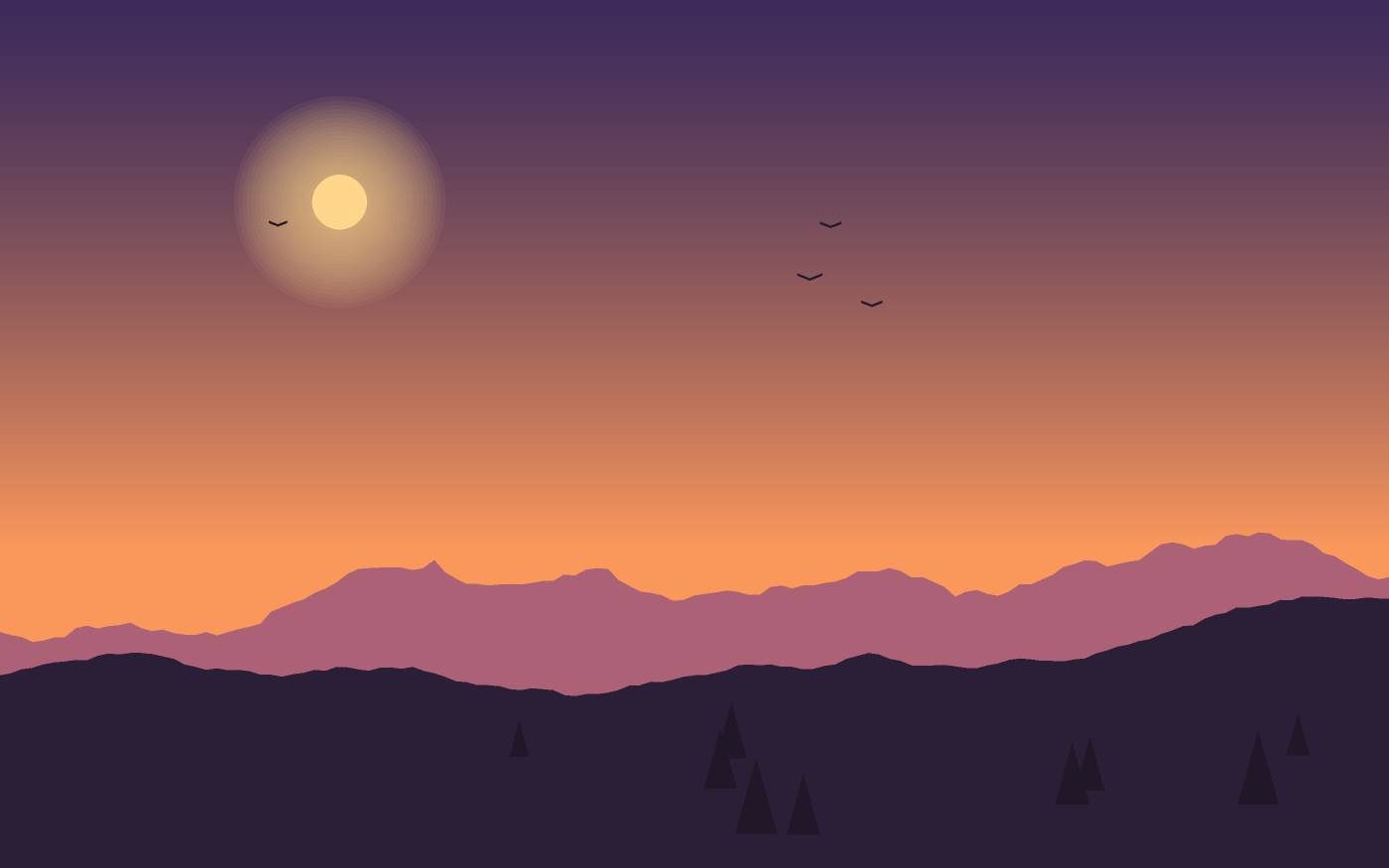Landschaftsillustration