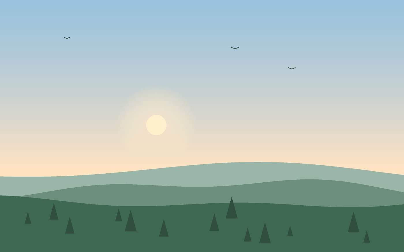 Landschaftsillustration