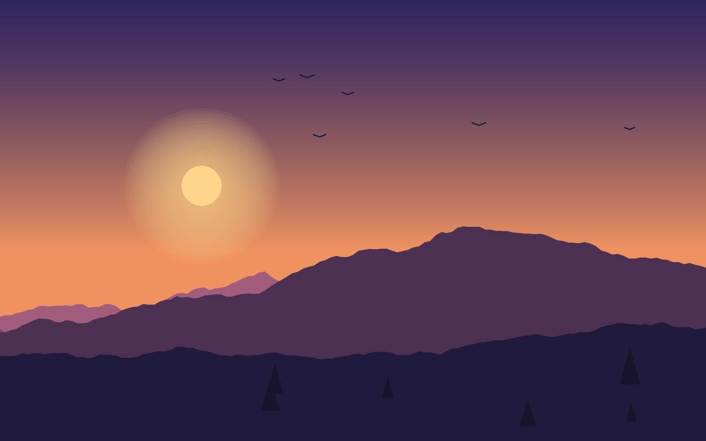 Landskabsillustration