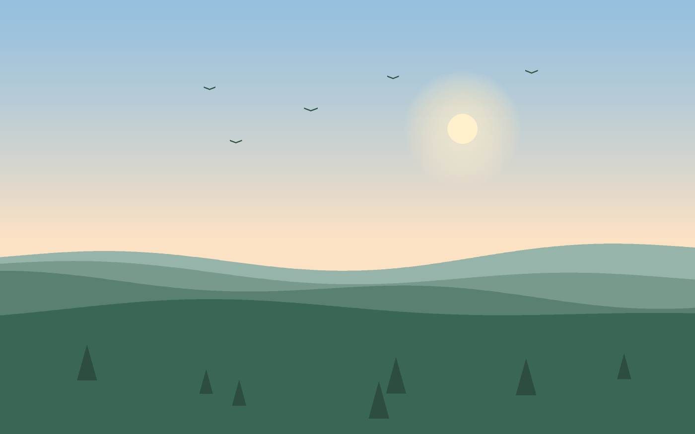 Ilustración de un paisaje