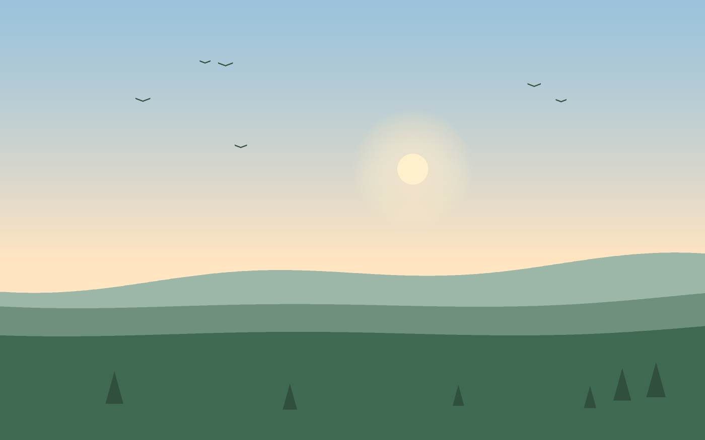 Ilustración de un paisaje