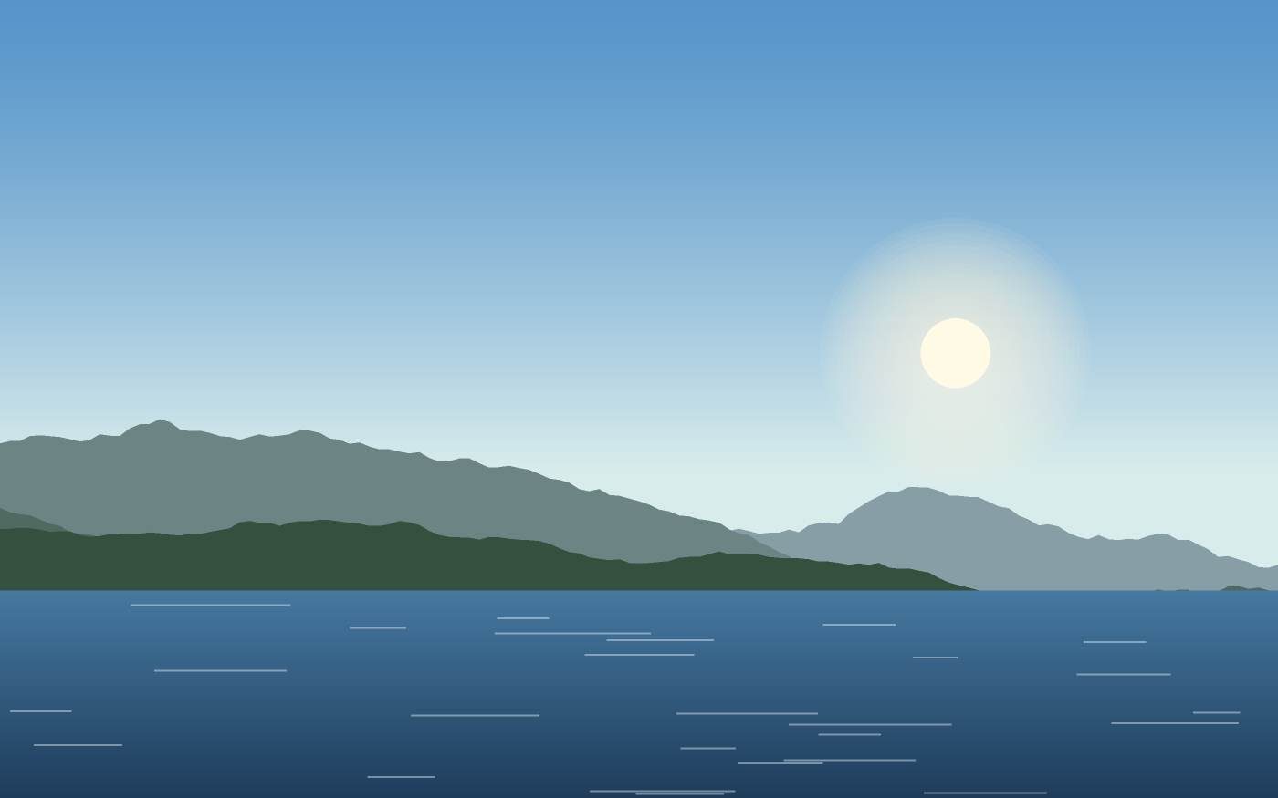 Ilustración de un paisaje