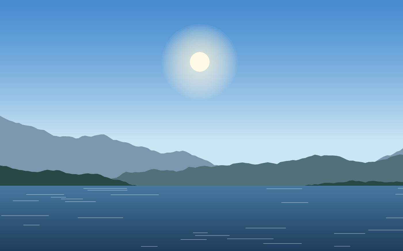 Ilustración de un paisaje