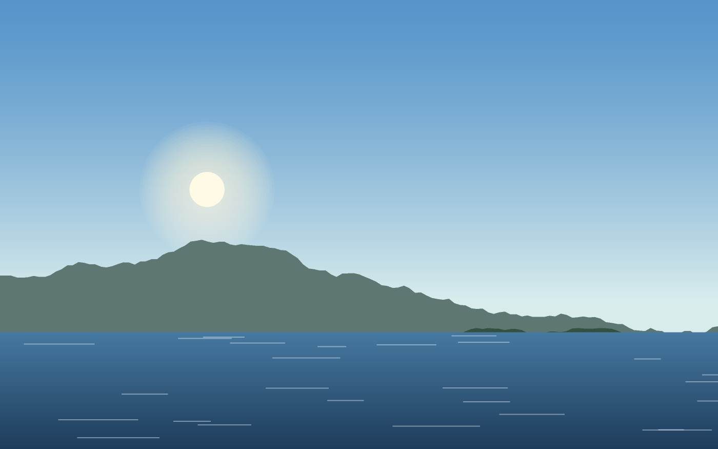 Landschapsillustratie